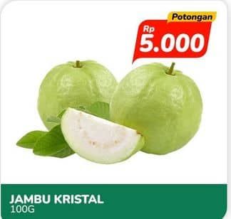 Promo Harga Jambu Kristal per 100 gr - Indomaret