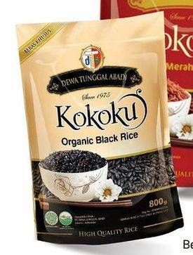 Promo Harga Kokoku Premium Black Rice 800 gr - LotteMart