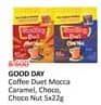 Promo Harga Good Day Coffee Duet MocaChoco, MocaCaramel, ChocoNut per 5 sachet 22 gr - Alfamidi