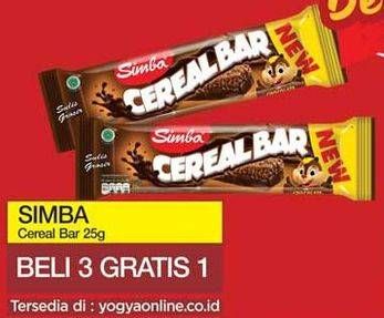 Promo Harga SIMBA Cereal Bar 25 gr - Yogya