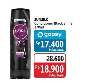 Promo Harga Sunsilk Conditioner Black Shine 170 ml - Alfamidi