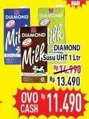 Promo Harga DIAMOND Milk UHT 1 ltr - Hypermart