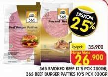Harga 365 Daging Asap/365 Beef Burger Petties