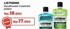 Promo Harga Listerine Mouthwash Antiseptic Cool Mint 250 ml - Yogya