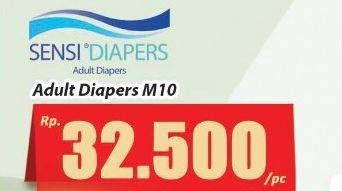 Promo Harga Sensi Diapers M10 10 pcs - Hari Hari