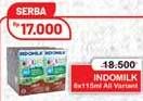 Promo Harga Indomilk Susu UHT Kids All Variants per 6 tpk 115 ml - Alfamidi