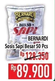 Promo Harga Bernardi Bakso Sapi Besar 50 pcs - Hypermart