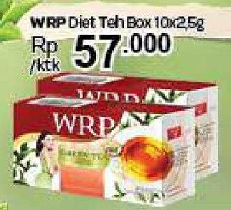 Promo Harga WRP Diet Tea per 10 pcs 2 gr - Carrefour