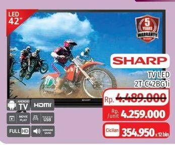 Promo Harga SHARP 2T-C42BG1i | Full HD Android TV 42"  - Lotte Grosir