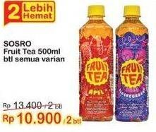 Promo Harga SOSRO Fruit Tea All Variants 500 ml - Indomaret