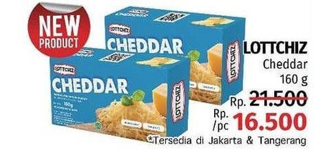 Promo Harga LOTTCHIZ Cheddar 160 gr - LotteMart