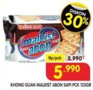 Promo Harga Khong Guan Malkist Abon Sapi 135 gr - Superindo