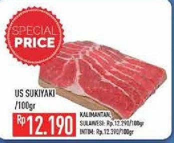 Promo Harga Sukiyaki per 100 gr - Hypermart