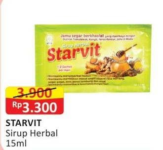 Promo Harga STARVIT Jamu Herbal 15 ml - Alfamart