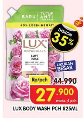 Promo Harga LUX Botanicals Body Wash 825 ml - Superindo