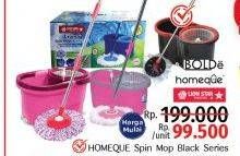Promo Harga Bolde, Homeque, lion star spin mop   - LotteMart