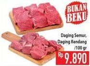 Promo Harga Daging Rendang/ Daging Semur per 100 gr - Hypermart