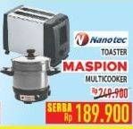 Promo Harga NANOTEC Toaster / MASPION Multicooker  - Hypermart