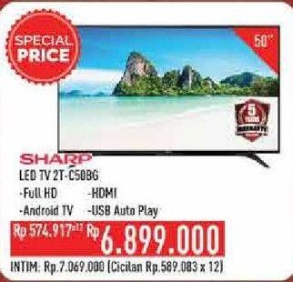 Promo Harga SHARP 2T-C50BG | LED TV 50"  - Hypermart