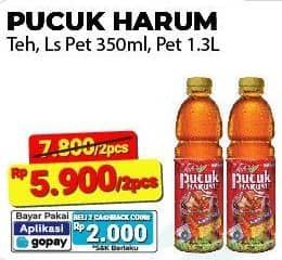 Promo Harga Teh Pucuk Harum Minuman Teh Jasmine, Less Sugar 350 ml - Alfamart