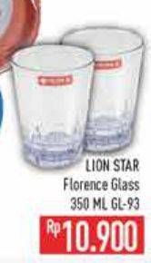 Promo Harga Lion Star Florence Glass GL-93 350 ml - Hypermart