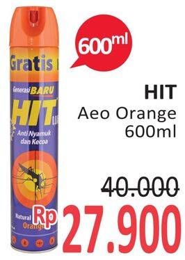 Promo Harga HIT Aerosol Orange 675 ml - Alfamidi