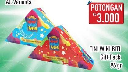Promo Harga TINI WINI BITI Special Pack 96 gr - Hypermart