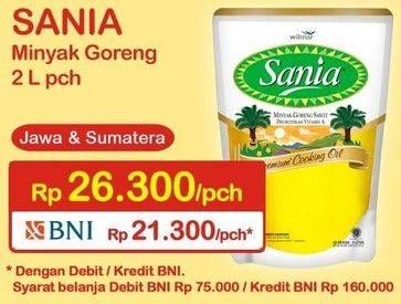 Promo Harga SANIA Minyak Goreng 2000 ml - Indomaret