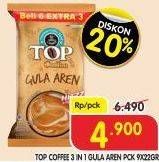Promo Harga Top Coffee Gula Aren per 9 sachet 22 gr - Superindo