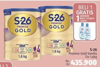 Promo Harga S26 Promise Gold Susu Pertumbuhan Vanilla 1600 gr - LotteMart