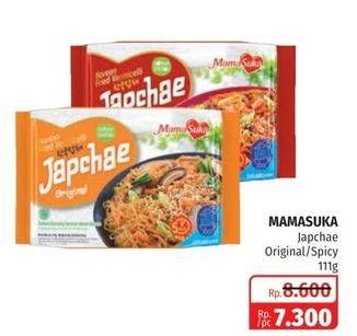 Promo Harga MAMASUKA Japchae Original, Spicy 111 gr - Lotte Grosir