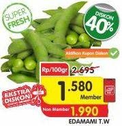 Promo Harga Edamame TW per 100 gr - Superindo