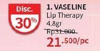 Promo Harga Vaseline Lip Therapy 4 gr - Guardian