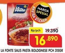 Promo Harga LA FONTE Saus Pasta Bolognese 315 gr - Superindo