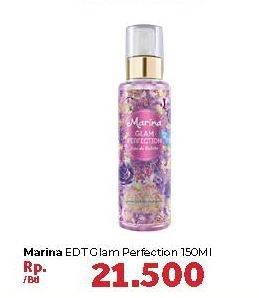 Promo Harga MARINA Eau De Toillete Glam Perfection 150 ml - Carrefour