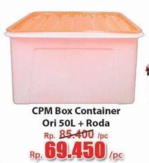 Promo Harga CPM Container Box + Roda Ori 50000 ml - Hari Hari