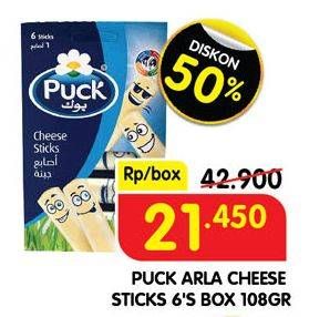 Promo Harga Puck Cheese Stick 108 gr - Superindo