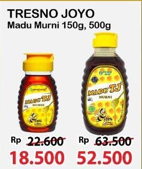 Promo Harga Tresno Joyo Madu TJ Murni 500 gr - Alfamart