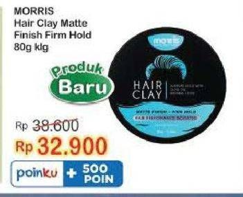 Promo Harga MORRIS Hair Clay 80 gr - Indomaret
