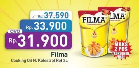 Promo Harga Filma Minyak Goreng 2000 ml - Hypermart