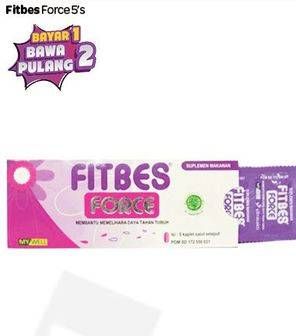 Promo Harga FITBES Multivitamin Force 5 pcs - Carrefour