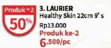 Promo Harga Laurier Healthy Skin Day Wing 22cm 9 pcs - Guardian