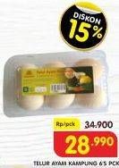 Promo Harga Telur Ayam Kampung 6 pcs - Superindo