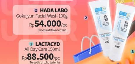 Promo Harga Hada Labo Gokujyun Facial Wash 100 gr - Guardian