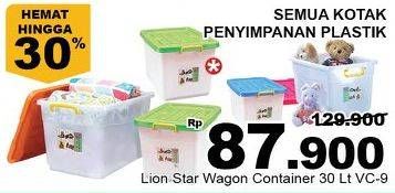 Promo Harga LION STAR Wagon Container VCL-9 30 ltr - Giant