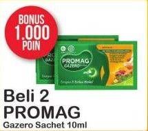 Promo Harga PROMAG Gazero Herbal per 2 sachet 10 ml - Alfamart