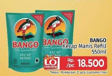 Promo Harga BANGO Kecap Manis 550 ml - LotteMart