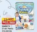Promo Harga Sweety Silver Pants XXL18+2 20 pcs - Alfamart