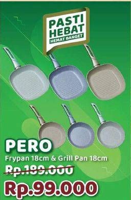 Promo Harga PERO Frypan 18cm & Grill Pan 18cm   - Yogya