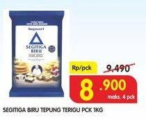 Promo Harga Bogasari Tepung Terigu Segitiga Biru 1 kg - Superindo